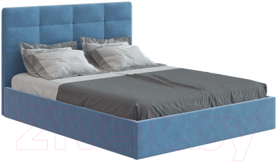 Каркас кровати НК Мебель Соната 160x200 / 72305108 (велюр синий)