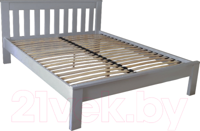 Двуспальная кровать BAMA Флоренция (160x200, серый)