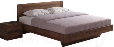 Каркас кровати Drewood Пиастр 180x200 / ПИ.004.400.000.00 (шоколад)