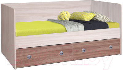Кровать-тахта Олмеко Аленка 1.8 (шимо светлый/шимо темный)