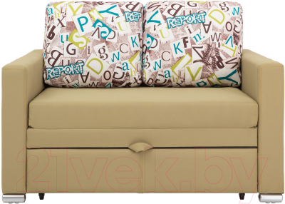 Диван KRONES Афродита выкатная 195x100 (рогожка оливковый)