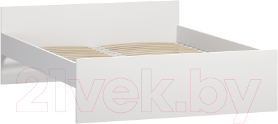 Двуспальная кровать Mio Tesoro Орион 200x200 2.01.04.110.1 (белый)