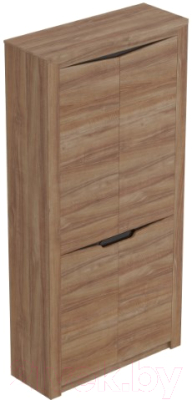 Шкаф Мебельград Соренто 2-х дверный 107x38.5x210 (дуб стирлинг/кофе структурный матовый)