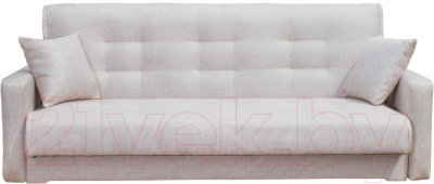 Диван Экомебель Лондон-2 рогожка 2 подушки 120 (бежевый)