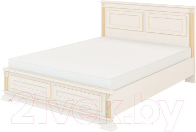 Двуспальная кровать Мебель-Неман Афина МН-222-12-180 (крем/патина)