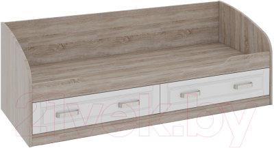 Кровать-тахта ТриЯ Прованс ТД-223.12.01 (дуб сонома трюфель/крем)