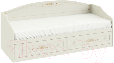 Односпальная кровать ТриЯ Лючия ТД-235.12.01 с 2 ящиками (штрихлак)