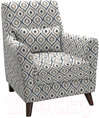 Кресло мягкое Нижегородмебель и К Либерти ТК 235 (фибра геометрия 18)