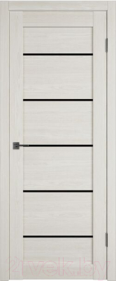 Дверь межкомнатная Atum Pro Х27 60х200 (Artic Oak/Black Gloss)