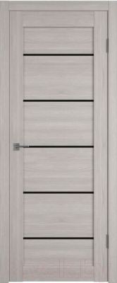 Дверь межкомнатная Atum Pro Х27 60х200 (Stone Oak/Black Gloss)