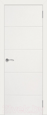 Дверь межкомнатная ЭСТЕЛЬ Граффити 2 ДГ 80х200 (белая эмаль)