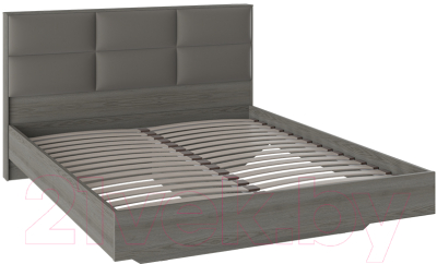 Двуспальная кровать ТриЯ Либерти СМ-297.01.005 180x200 (хадсон/грей)