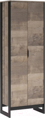 Шкаф Империал Стокгольм 2-х дверный (дуб гранж песочный/железный камень)