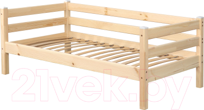 Кровать-тахта Мебельград Соня вариант 2 (массив сосны прозрачный лак)