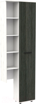 Шкаф Заречье Гретта Мод.ГТ2 комбинированный (лам.интра/лам.дуб крафт белый)