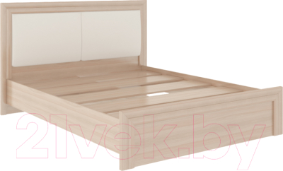Двуспальная кровать Rinner Глэдис М31 с настилом 160x200 (шимо светлый/белый)