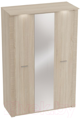 Шкаф Мебельград Элана 3-х дверный 143x64.5x218.5 (дуб сонома)