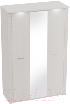 Шкаф Мебельград Элана 3-х дверный 143x64.5x218.5 (бодега белая)