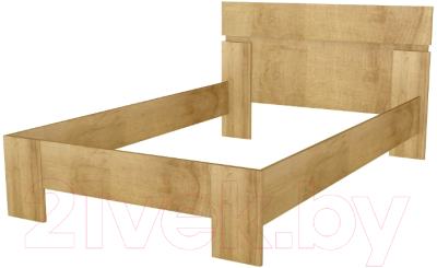 Каркас кровати Заречье Шервуд Ш3 160x200 (дуб ривьера)