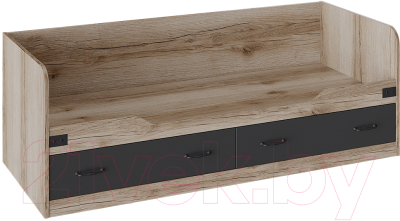 Кровать-тахта ТриЯ Окланд ТД-324.12.01 (черный/дуб делано)