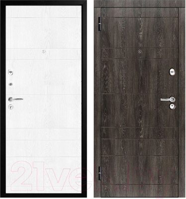 Входная дверь Металюкс М350/6 (87x205, левая)