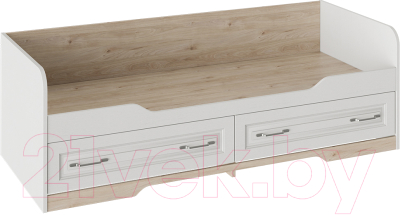 Односпальная кровать ТриЯ Тоскана ТД-353.12.01 (белый жемчуг/гикори джексон)