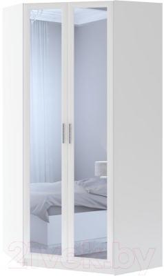 Шкаф Rinner Тиффани М35 угловой (белый текстурный)