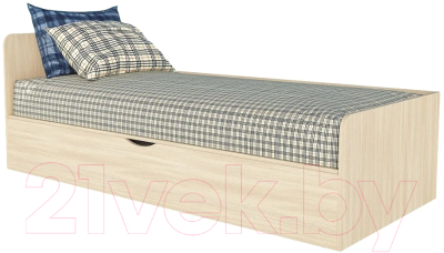 Односпальная кровать Интерлиния Анеси-3 (дуб молочный)