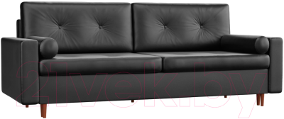 Диван Mebelico Белфаст / 59075 (экокожа, черный)