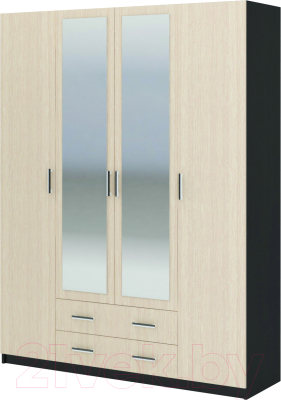 Шкаф Стендмебель Гармония ШК-602-М (дуб белфорт/венге)