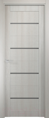 Дверь межкомнатная SMART Орион 60x200 (перламутр/стекло серебристое)