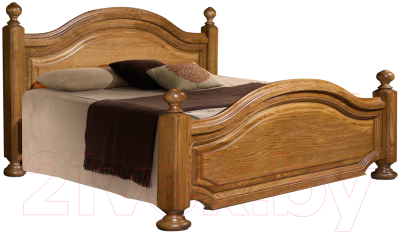 Двуспальная кровать Гомельдрев ГМ 6233-04 200x200 Дуб (P-43)
