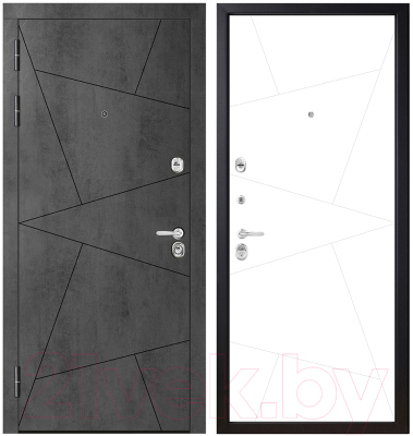 Входная дверь Металюкс М85/1 (96x205, левая)