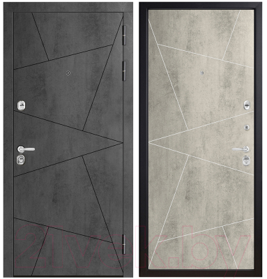 Входная дверь Металюкс М85/9 (96x205, правая)