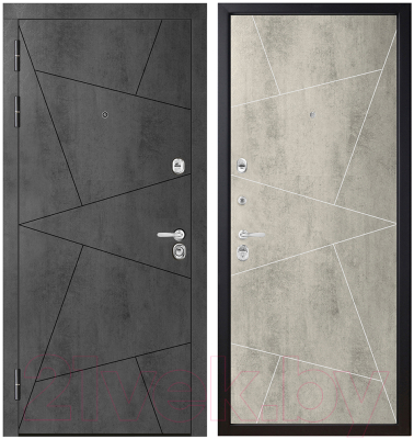 Входная дверь Металюкс М85/9 (86x205, левая)