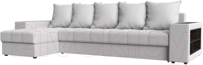 Диван угловой Mebelico Дубай 88 левый / 59636 (экокожа, белый)