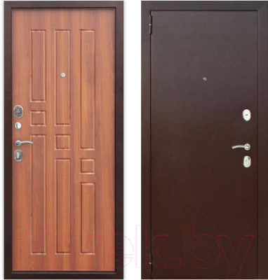 Входная дверь Гарда 8мм Рустикальный дуб (96x205, левая)