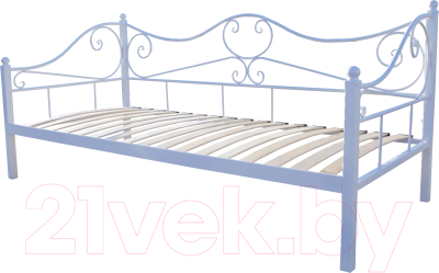 Кровать-тахта Князев Мебель Валенсия ВАЯ.90.200.С (серый муар)