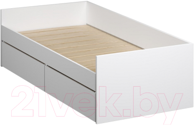 Кровать-тахта Mio Tesoro Кастор раздвижная 90x200 2.03.08.120.1 (белый)