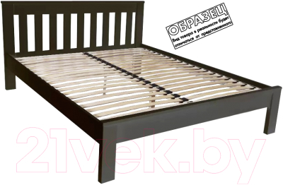 Односпальная кровать BAMA Флоренция 90x200 (венге)