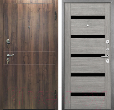 Входная дверь Промет Урбан 96x205 (правая, пасадена/ревьера айс ЦП)