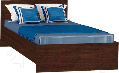 Односпальная кровать МДК КР9 90x200/700x952x2032 (венге)