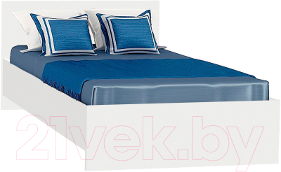 Односпальная кровать МДК КР9 90x200/700x952x2032 (белый)