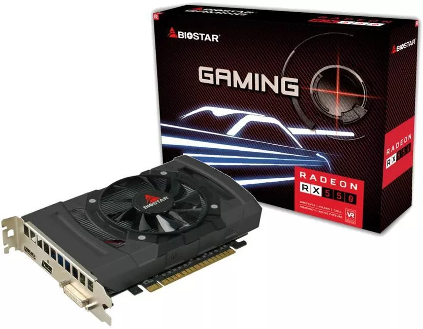 BIOSTAR Radeon RX 550 4GB GDDR5 VA5505RF41