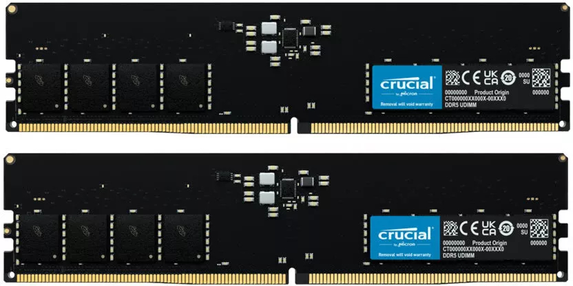 Crucial 2x16ГБ DDR5 5600 МГц CT2K16G56C46U5