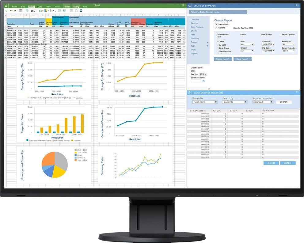 EIZO FlexScan EV2457-BK