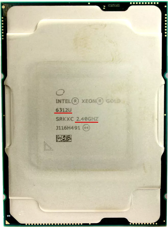 Intel Xeon Gold 6312U