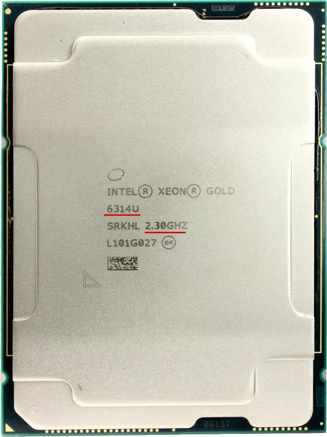 Intel Xeon Gold 6314U