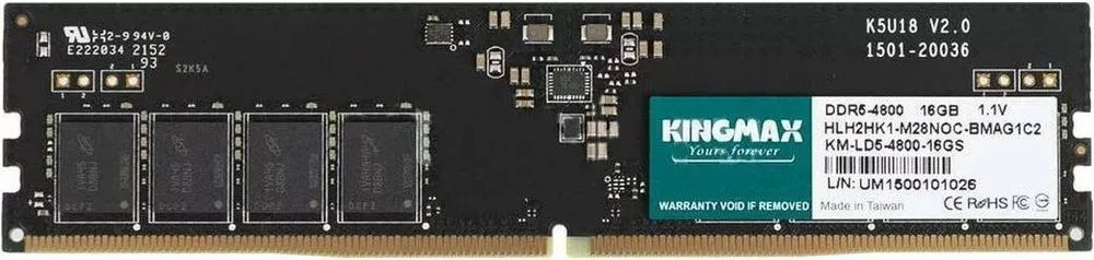 Kingmax 16ГБ DDR5 4800 МГц KM-LD5-4800-16GS