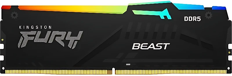 Kingston FURY Beast RGB 16ГБ DDR5 4800 МГц KF548C38BBA-16